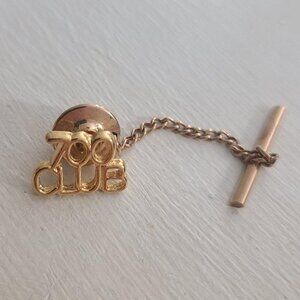 700 Club CBN Vintage Lapel Pin Tie Tack Brooch - Christian Broadcasting Network